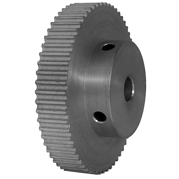 60-3P06-6A4, Timing Pulley, Aluminum, Clear Anodized,